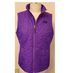 The North Face Women's Quilted Vest Size-M Purple